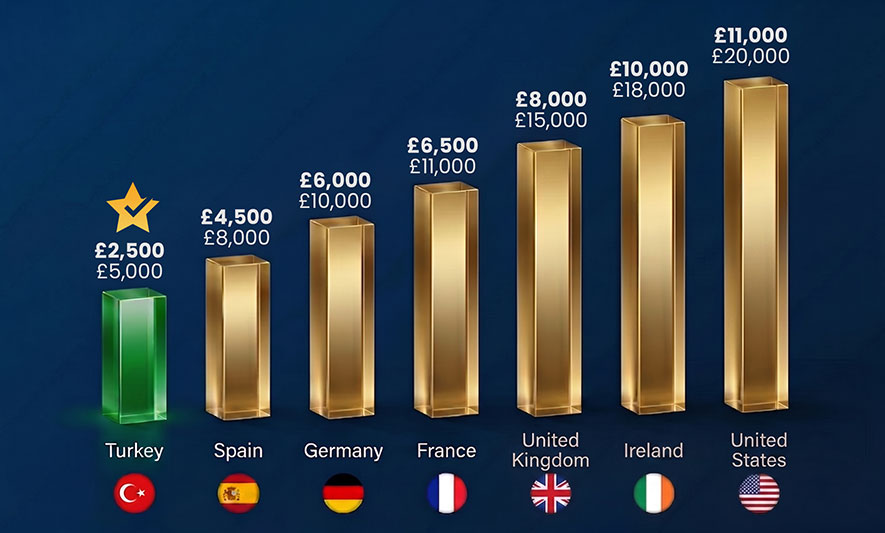 Bariatric Surgery Cost Comparison Chart