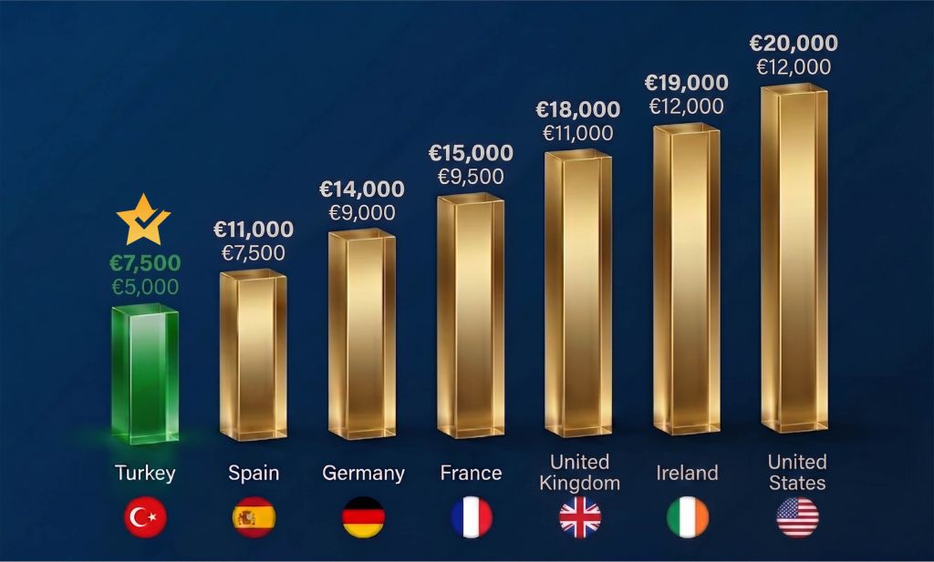 Bariatric Surgery Cost Comparison Chart
